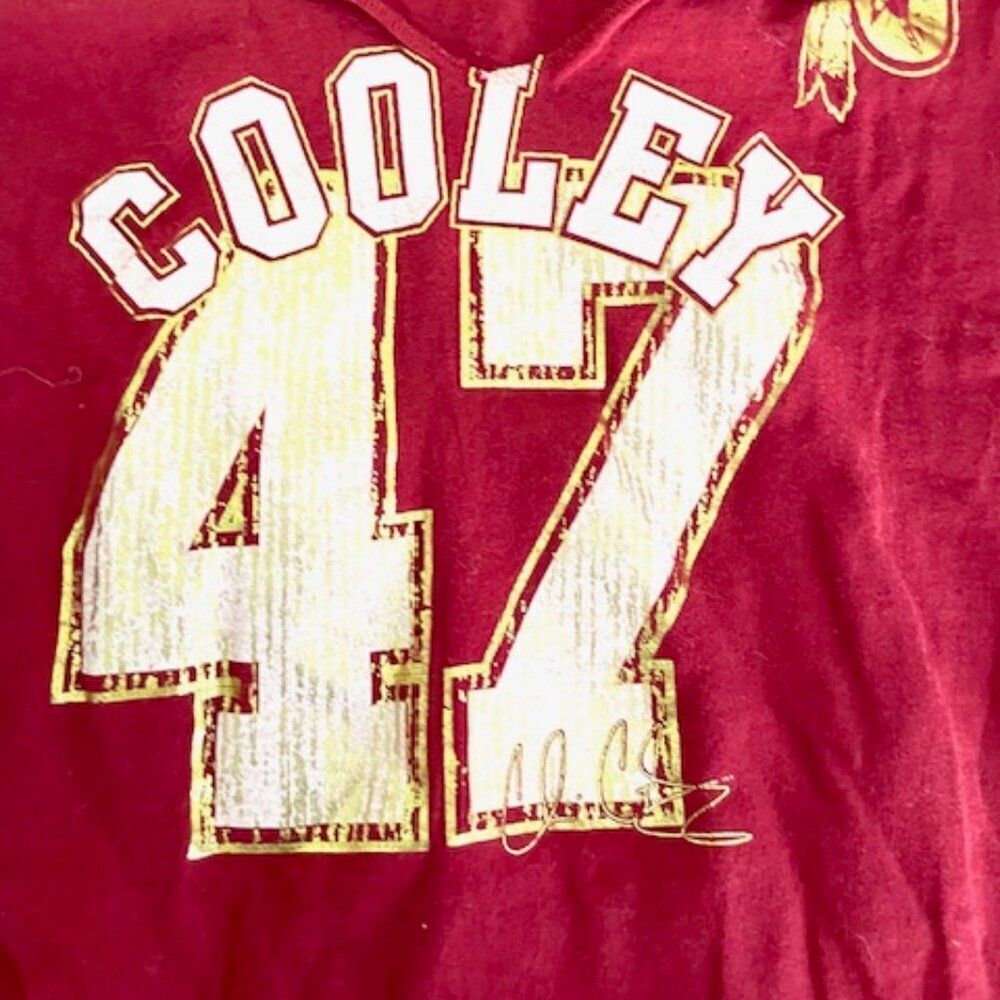 NFL Washington Redskins Commanders Football Red Chris Cooley 47 V-Neck Shirt L - Picture 3 of 5